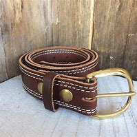Image result for Stitched Leather Belts