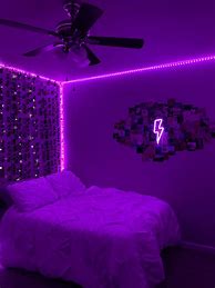 Image result for Purple LED Room