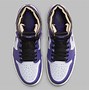 Image result for Air Jordan 1 Purple and White