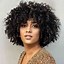 Image result for Short Curly Hair with Bangs