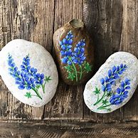 Image result for Pebble Painting Flowers