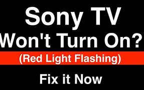 Image result for Sony TV 5 Blinking Red Lights