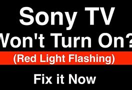 Image result for Sony TV Red-Light Flashing 6 Times