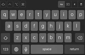 Image result for QWERTY iOS Keyboard