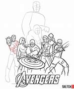 Image result for Avengers Outline