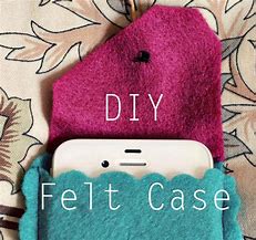 Image result for DIY Felt Phone Cases