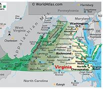 Image result for Virginia in USA Map