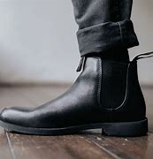 Image result for Black Dress Boots for Men