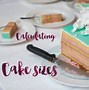 Image result for Cake Sizes Rectangle