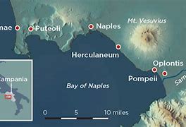 Image result for Physical Features of Pompeii Map