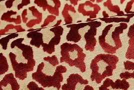 Image result for Red Leopard Print Fabric