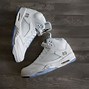 Image result for Air Jordan 5 White and Beige