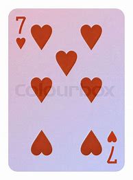 Image result for Seven of Hearts Playing Card