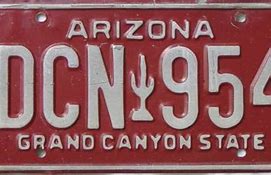 Image result for Arizona License Plates Designs