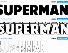 Image result for Superman Text Font