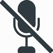 Image result for Mute Microphone Icon Transparent