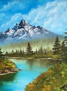 Image result for Bob Ross Paintings for Himself