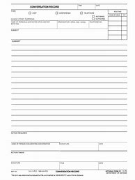Image result for Employee Record of Discussion Template