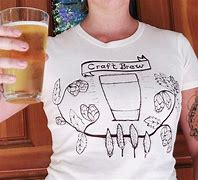 Image result for Air Brushed Beer Shirt
