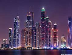 Image result for Dubai Marina at Night