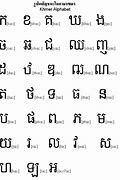 Image result for Khmer Alphabet Writing