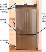 Image result for cabinet depth refrigerators install