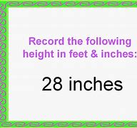 Image result for 51 Inches in Feet