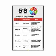Image result for 5S Principles Tamil
