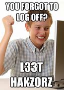 Image result for Log Off Computer Meme