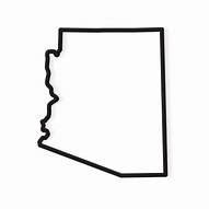 Image result for Arizona State Map Outline Clip Art