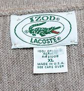 Image result for Old Izod Logo Lacoste