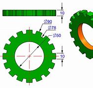 Image result for Gear AutoCAD