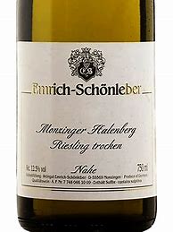 Image result for Emrich Schonleber Monzinger Halenberg Riesling trocken
