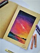 Image result for Oil Pastel Art Galaxy