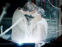 Image result for Hunger Games Gale and Katniss Kiss
