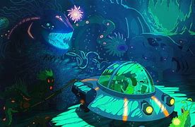 Image result for Blue Rick and Morty Wallpaper