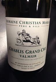 Image result for Christian Moreau Chablis Valmur