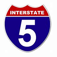 Image result for I5 Highway Sign