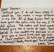 Image result for Nice Things to Write to Your Teacher