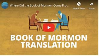 Image result for Book of Mormon Translation