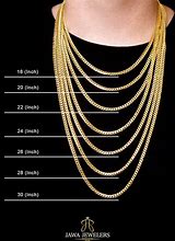 Image result for Chain Dimensions Chart