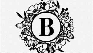 Image result for Flower Initials Monogram