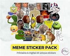 Image result for 2 Meme Sticker