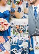 Image result for Royal Blue N Peach