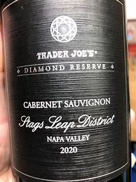 Image result for Trader Joe's Cabernet Sauvignon Diamond Reserve Oakville