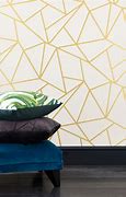 Image result for Gold Geometric Wallpaper Camper Remodel