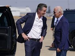 Image result for Gavin Newsom and Joe Biden