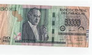 Image result for Notas De Dinheiro Guarani