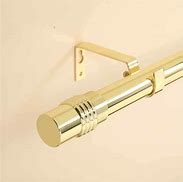 Image result for Metal Curtain Rod with a Clear Glass Star at the End