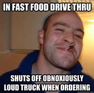 Image result for Fast Food Drive Thru Meme